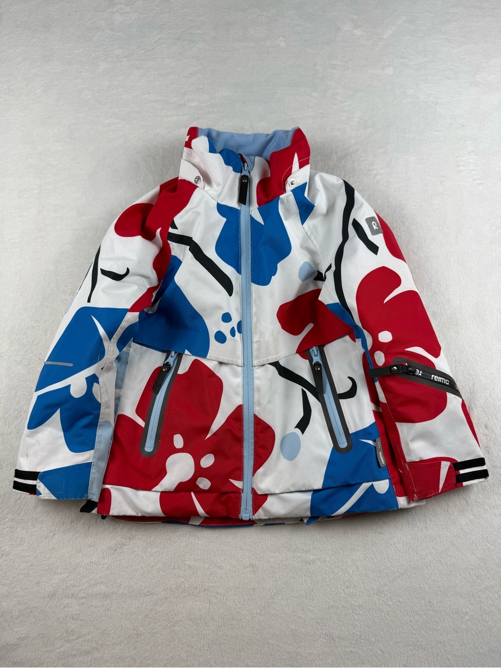 Reima Kids' Ski Jacket Floral Print Waterproof Jacket *missing hood Size 5Years